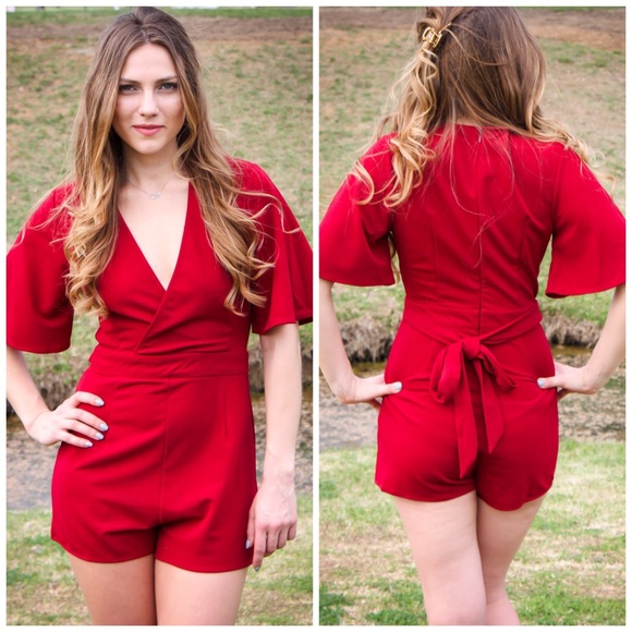 Wine Romper - Picture 2 of 2